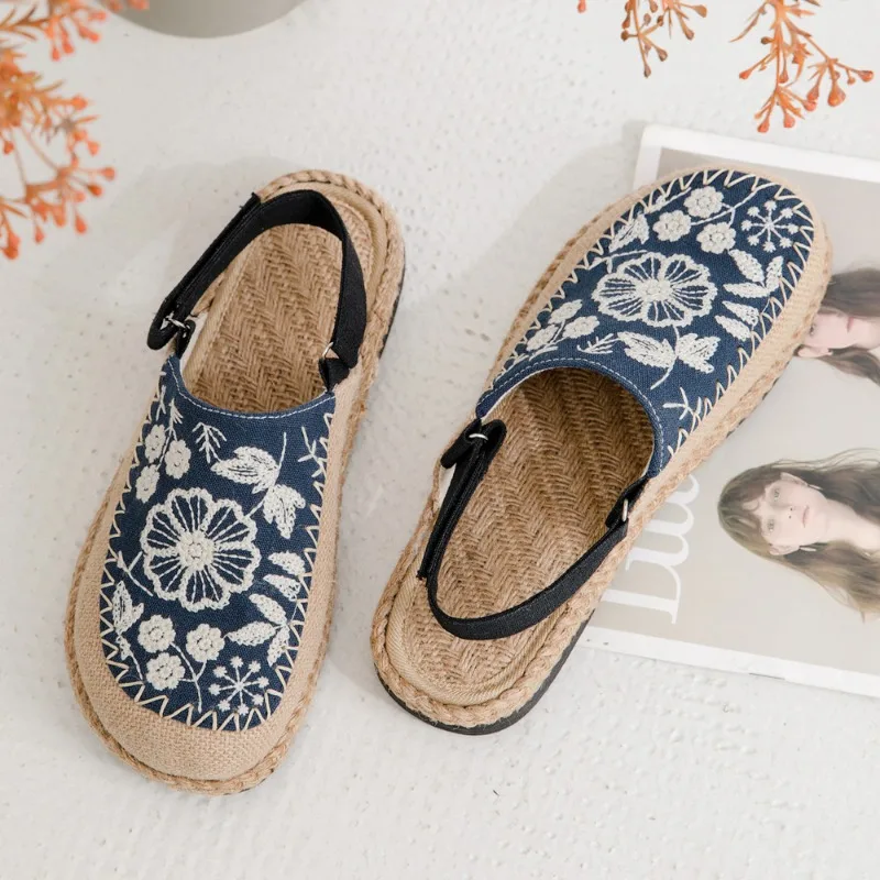 Ethnic Chic Fashion - Çin-Şık Moda Kadın Yalınayak Ayakkabıları Tek
