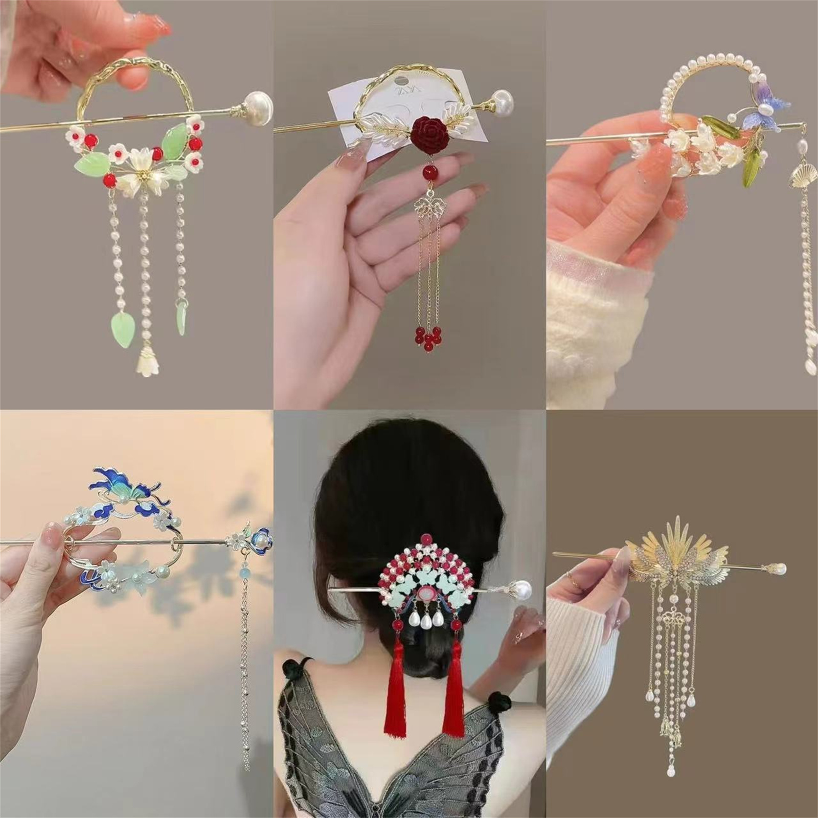 Ethnic Fashion Girls - Etnik tarzı saç tokası kadınlar için