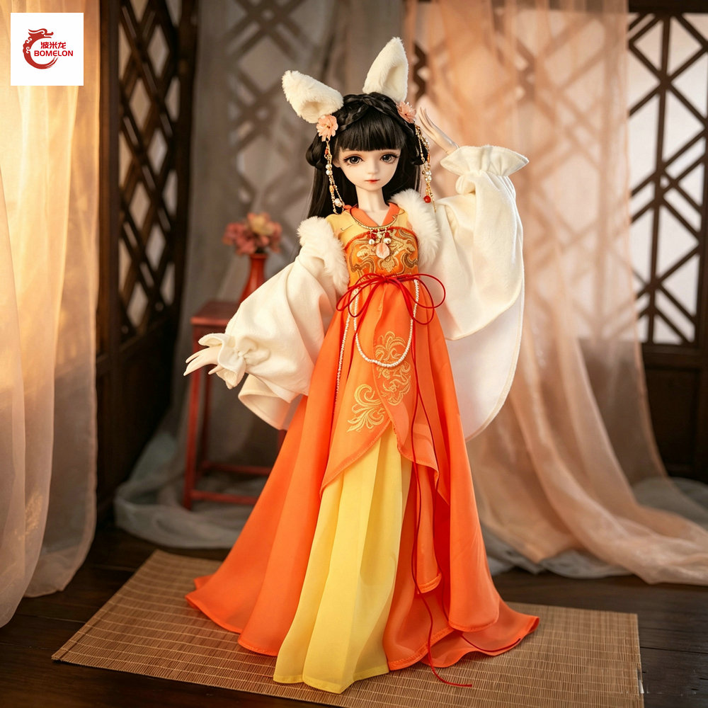 Ethnic Fashion Girls - El yapımı 1/3 BJD Bebekler Tam
