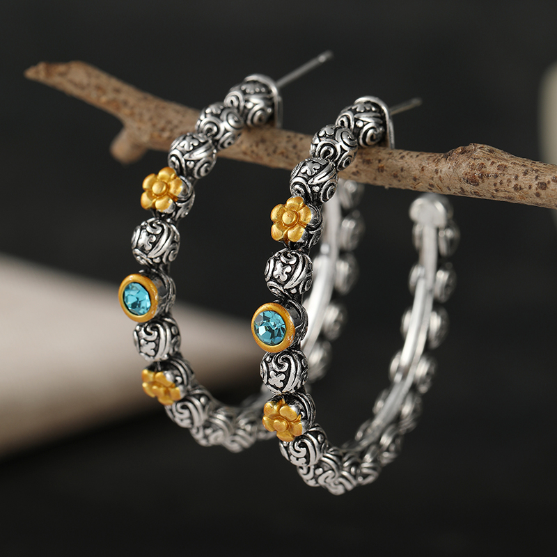 Etnik Tarz Vintage Mavi Sentet - Ethnic Chic Fashion incelemesi ve fiyatı