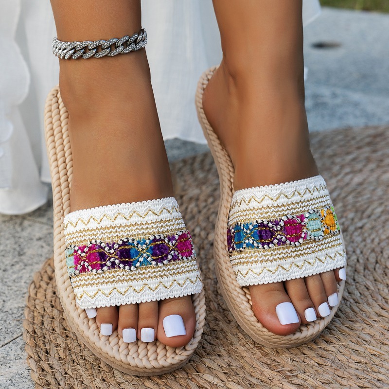 Kadın Terlik Açık Düz Tasarımc - Ethnic Modern Fashion incelemesi ve fiyatı